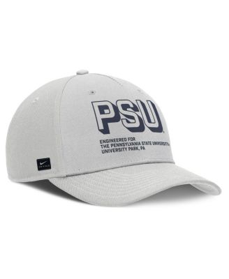 Men's Gray Penn State Nittany Lions 2025 Sideline Dust Pinched Rise Adjustable Hat