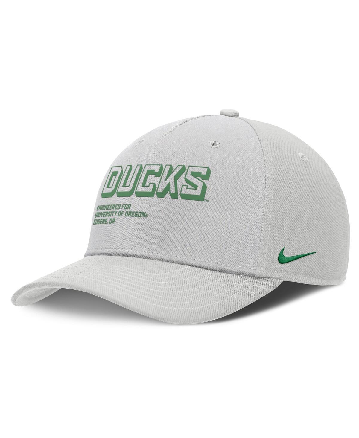 Nike Men's Gray Oregon Ducks 2025 Sideline Dust Pinched Rise Adjustable Hat