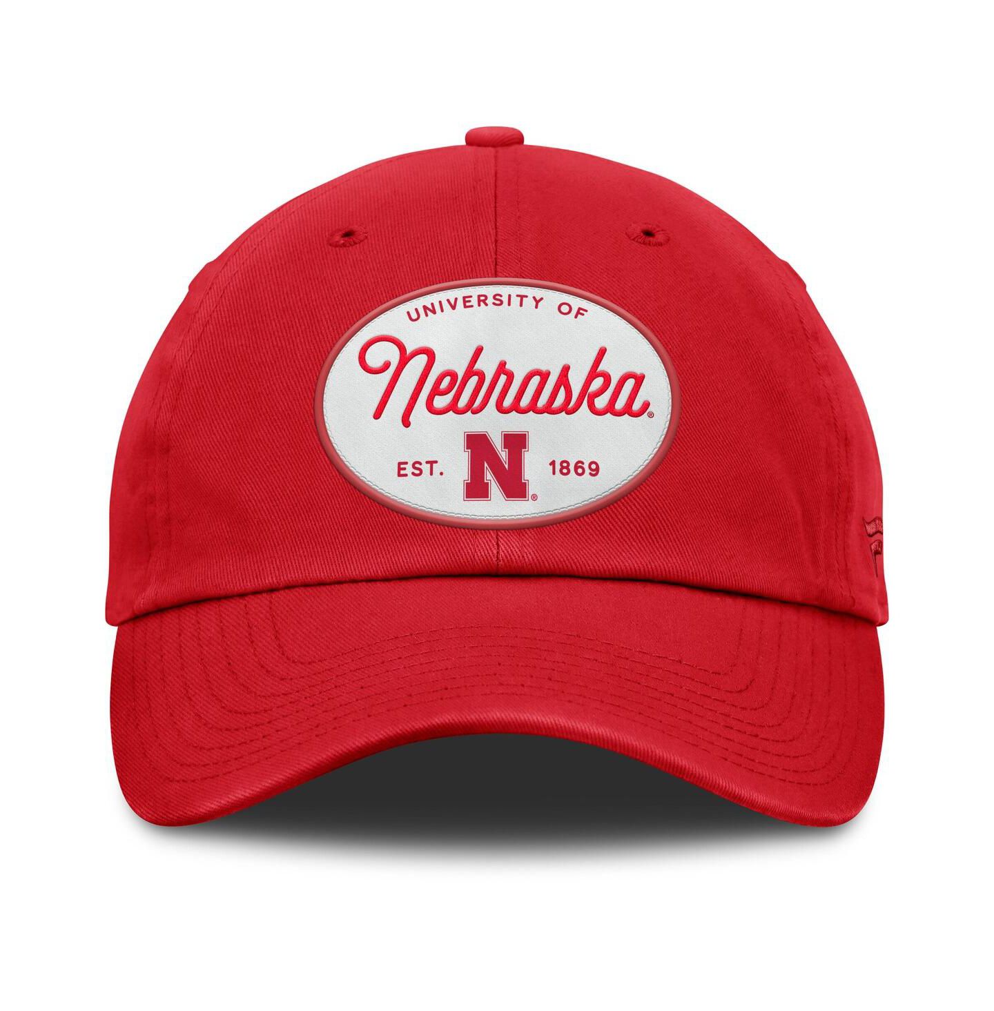 Женская кепка Fanatics Scarlet Nebraska Huskers Candid Adjustable Hat — фото 2
