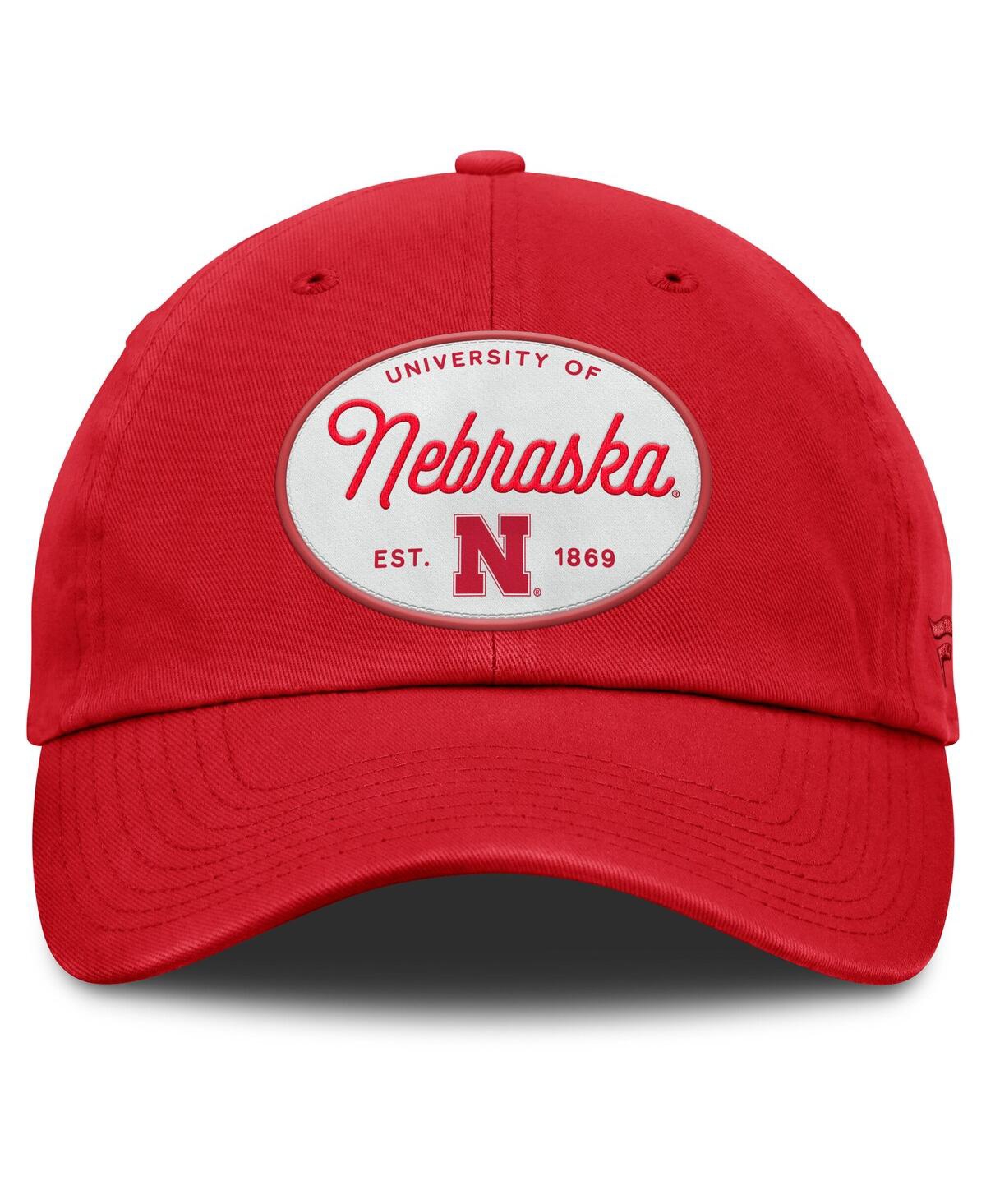 Fanatics Women's Scarlet Nebraska Huskers Candid Adjustable Hat In Red