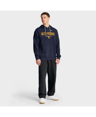 Men's Navy West Virginia Mountaineers 2025 Sideline Standard Issue Dri-FIT Hoodie