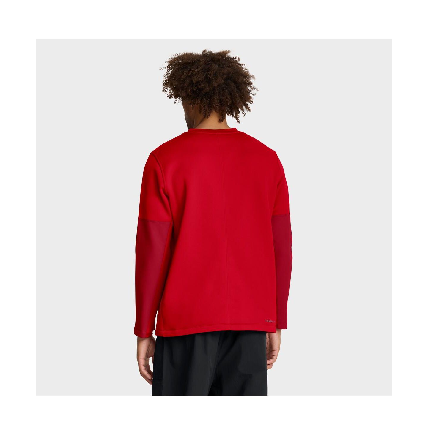Мужская футболка Nike Scarlet Ohio State Buckeyes 2025 Sideline Coach Performance Long Sleeve — фото 4