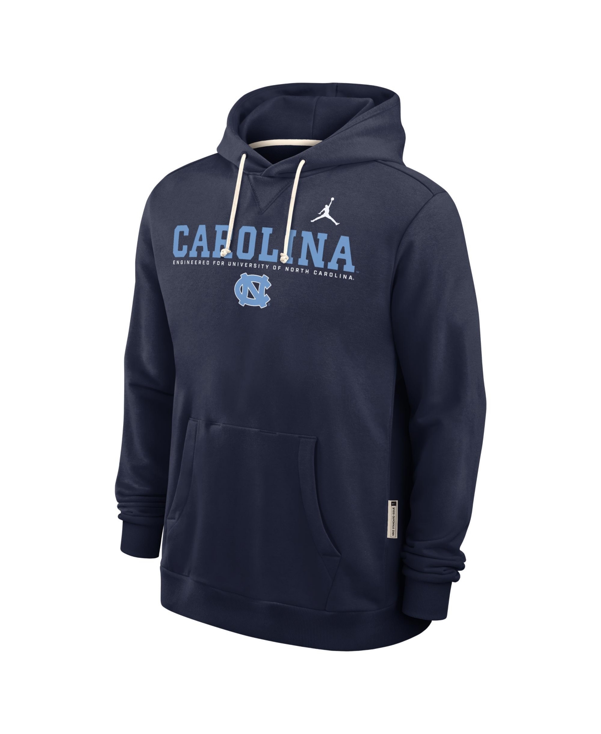 Jordan Men's Navy North Carolina Tar Heels 2025 Sideline Standard Issue Dri-fit Hoodie In Blue