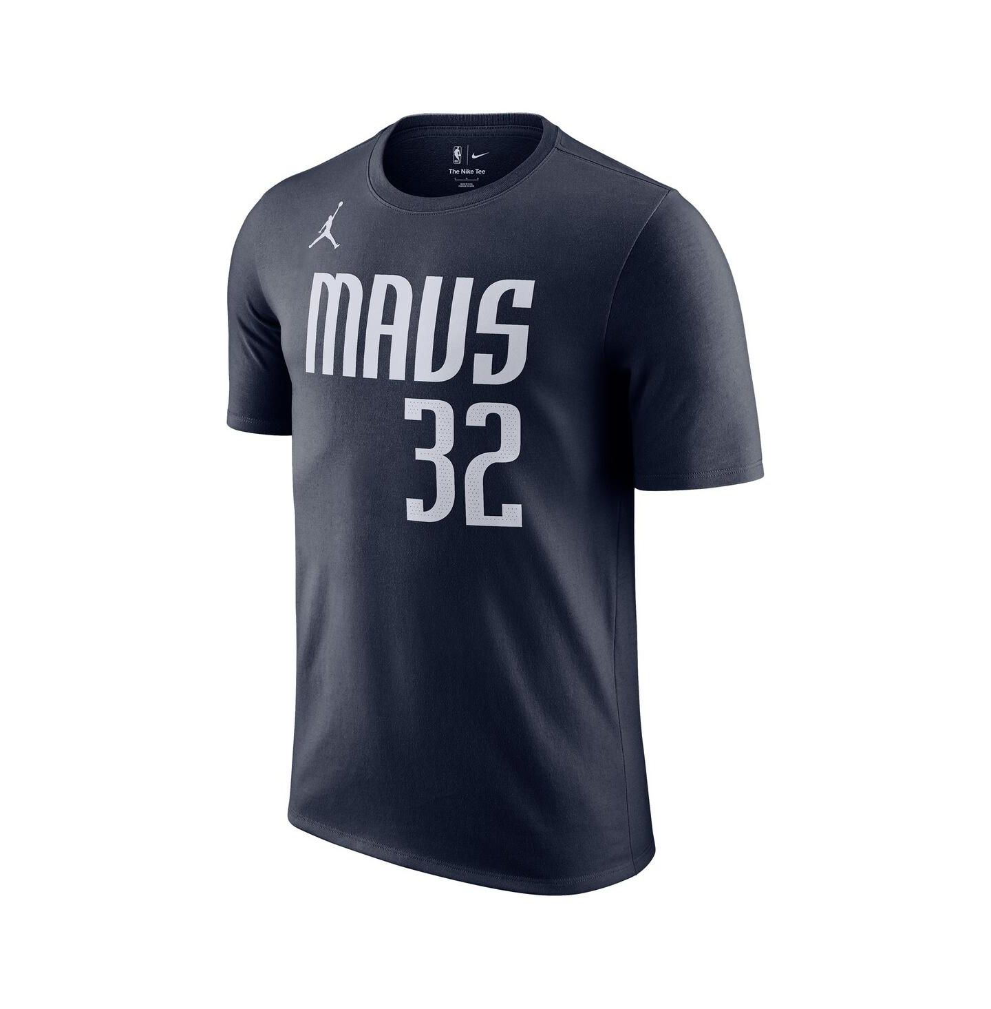 Мужская футболка Jordan Cooper Flagg Navy Dallas Mavericks 2025 NBA Draft First Round Pick Statement Edition Name & Number — фото 2