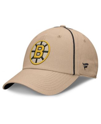 Men's Cream Boston Bruins Heritage Setoff Adjustable Hat