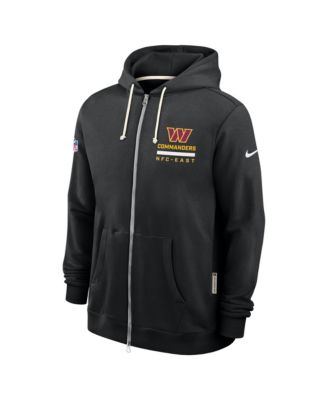 Men's Black Washington Commanders Sideline Standard Issue Utility Player Dri-FIT Full-Zip Hoodie