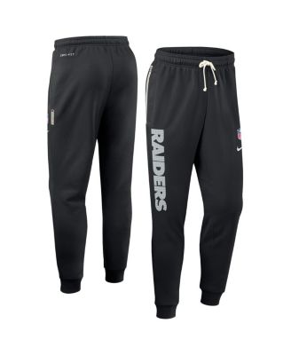 Men's Black Las Vegas Raiders Sideline Standard Issue Ground Game Dri-FIT Taper Pants