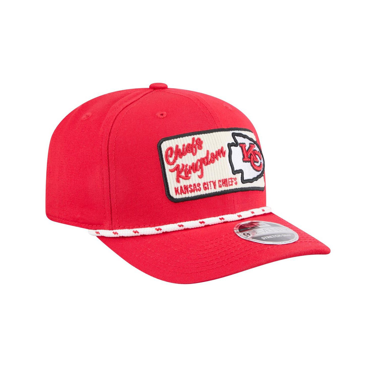 Men's Red Kansas City Chiefs Chant 9SEVENTY Stretch-Snap Hat
