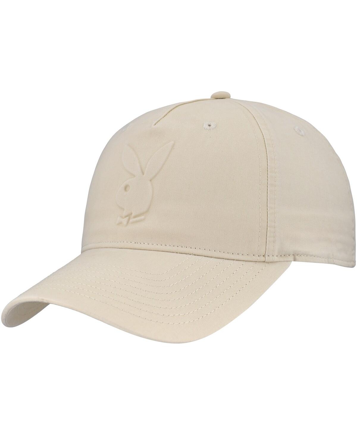 Lids Men's And Women's Khaki Playboy Embossed Logo Adjustable Hat In Brown