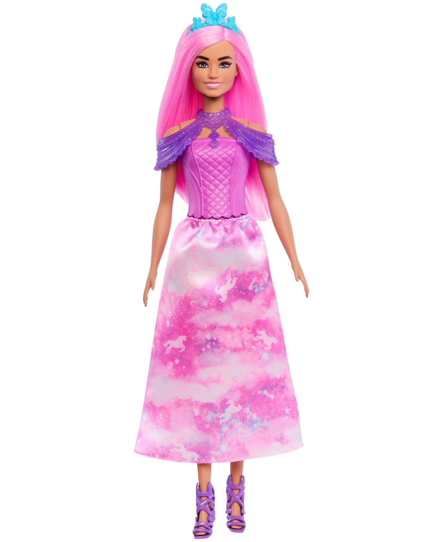 Детская кукла Barbie Advent Calendar with Fashion Doll and 24 Surprise Toy Accessories Including Unicorn and Pets — фото 3