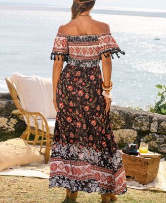 Women's Daydream Ready Floral Maxi Beach Dress