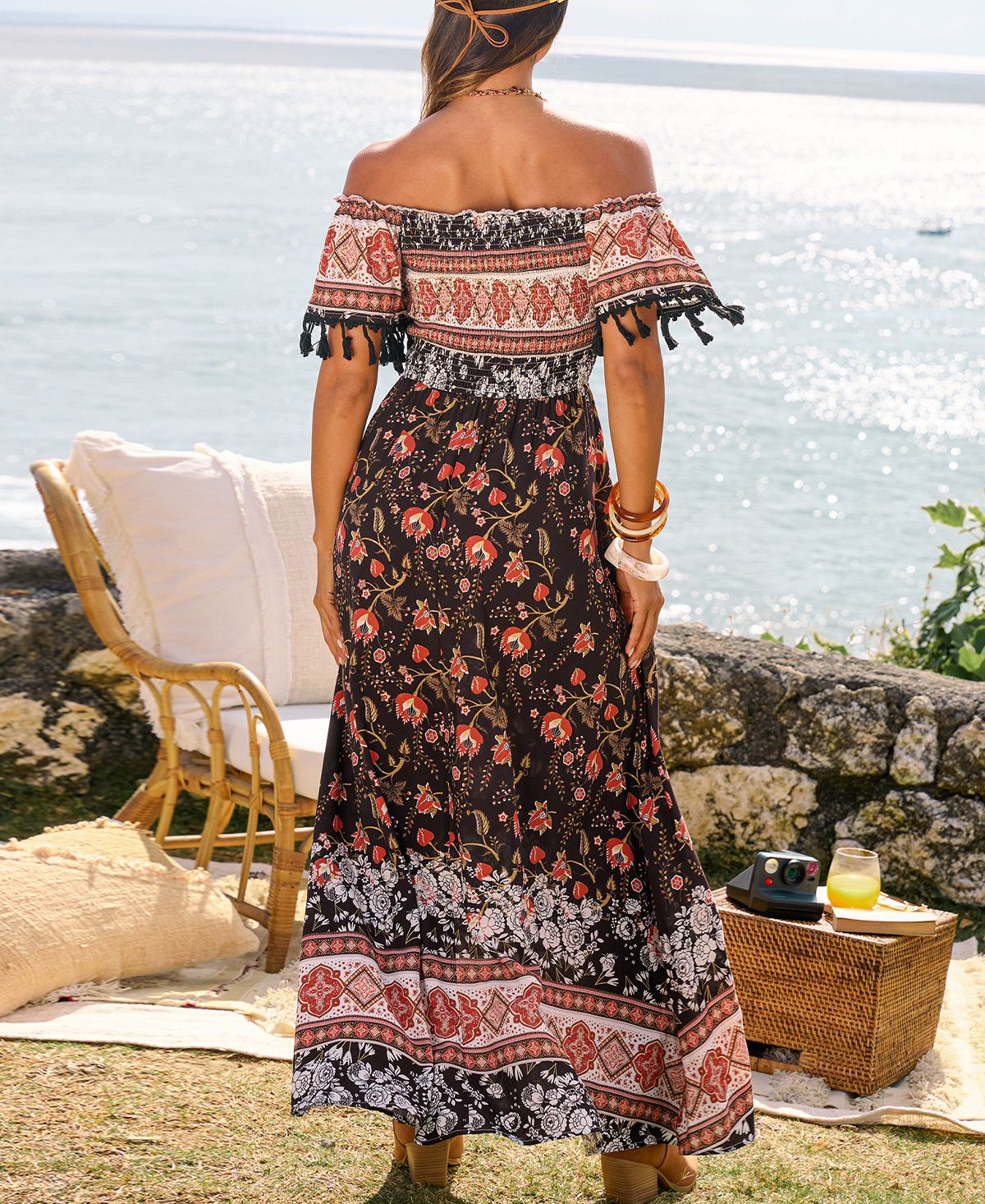 Cupshe Women's Daydream Ready Floral Maxi Beach Dress