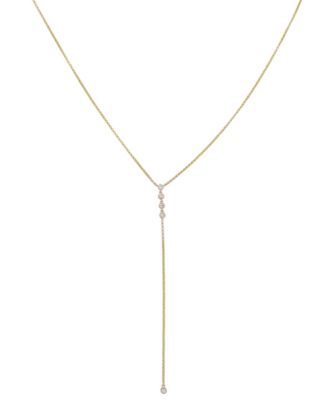 Macy's - Diamond Lariat 18" Necklace (1/4 ct. t.w.) in 14k Gold