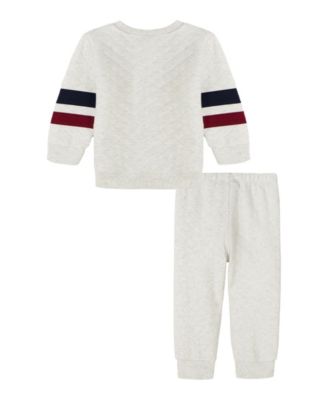 Baby Boys' Diamond Quilted T-Shirt and Joggers, 2-Piece Set