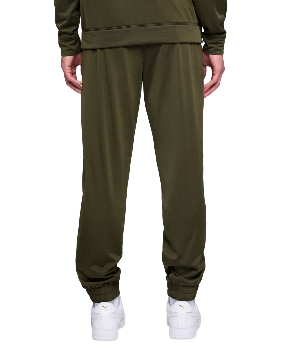 Puma Men's Piped Tricot Joggers In Green