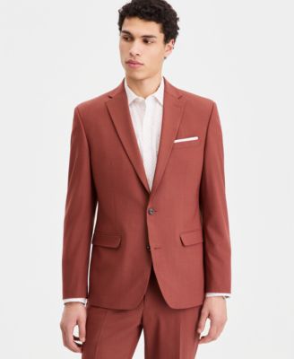 Men's Slim-Fit Wool Blend Suit Separates Jacket