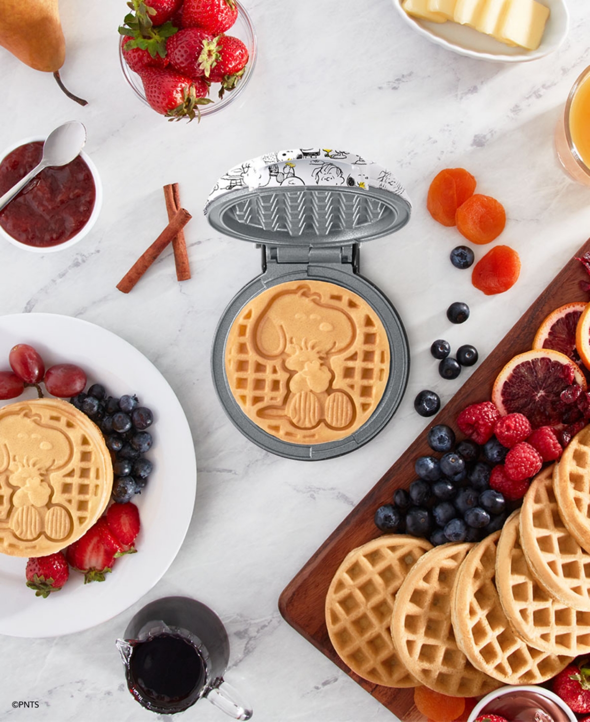 Dash Peanuts 75th Anniversary Mini Waffle Maker In Multi