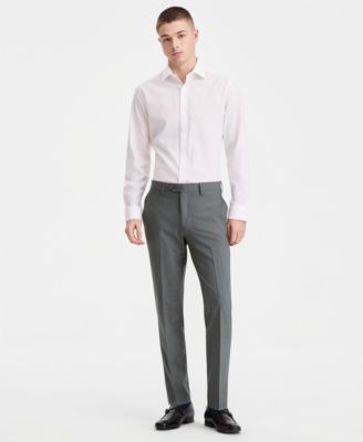 Men's Slim-Fit Wool Blend Suit Separates Pants