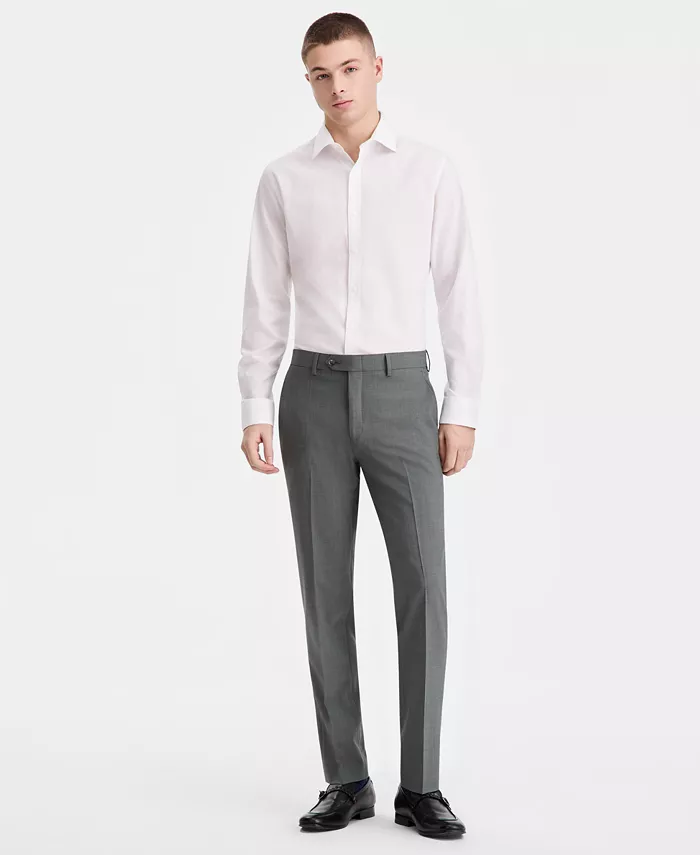 Men's Slim-Fit Wool Blend Suit Separates Pants - thumbnail 5