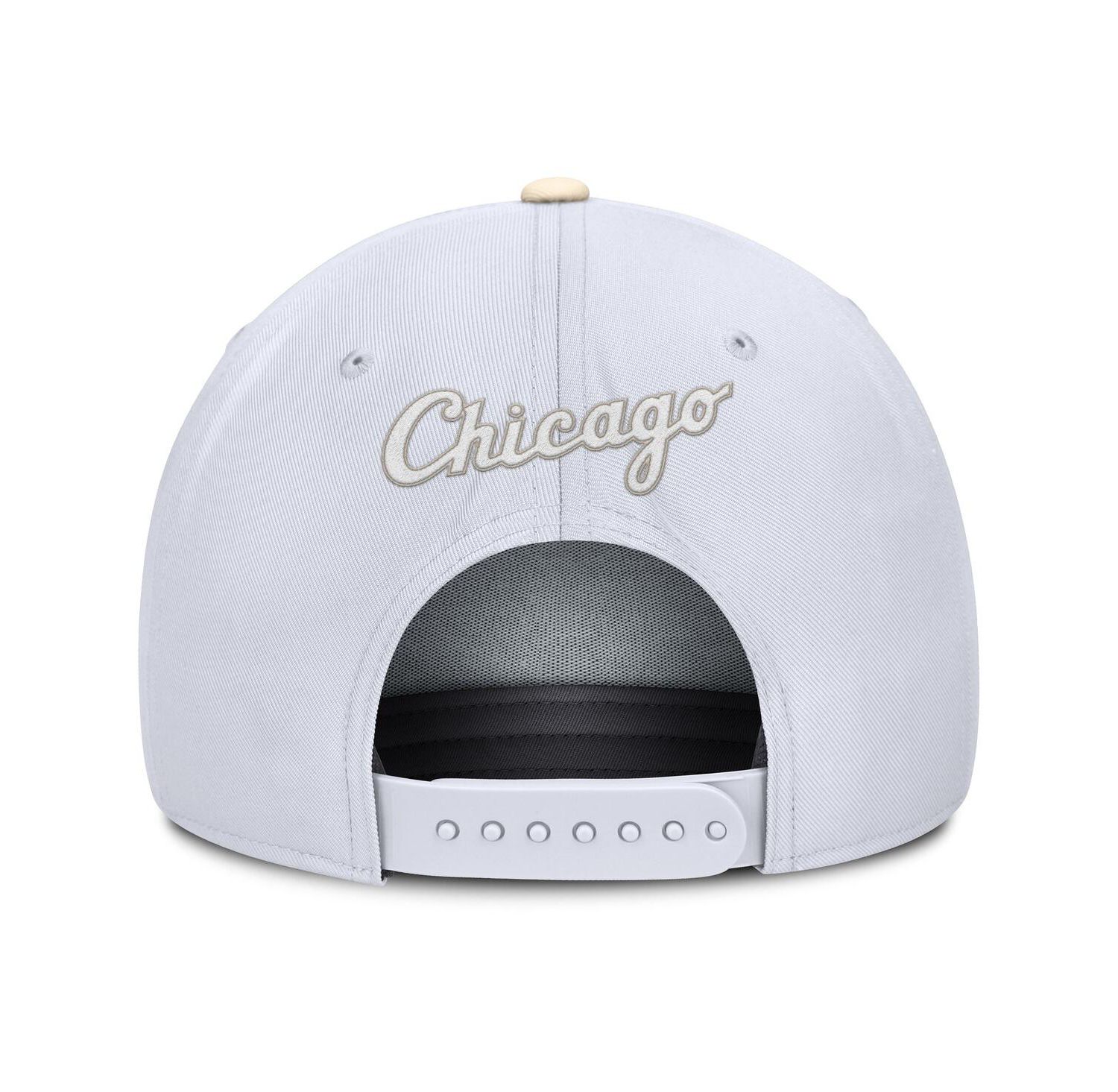 Men's White/Cream Chicago White Sox Pro Performance Snapback Hat