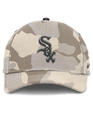 Men's Natural Chicago White Sox Camo Pack Rise Adjustable Hat