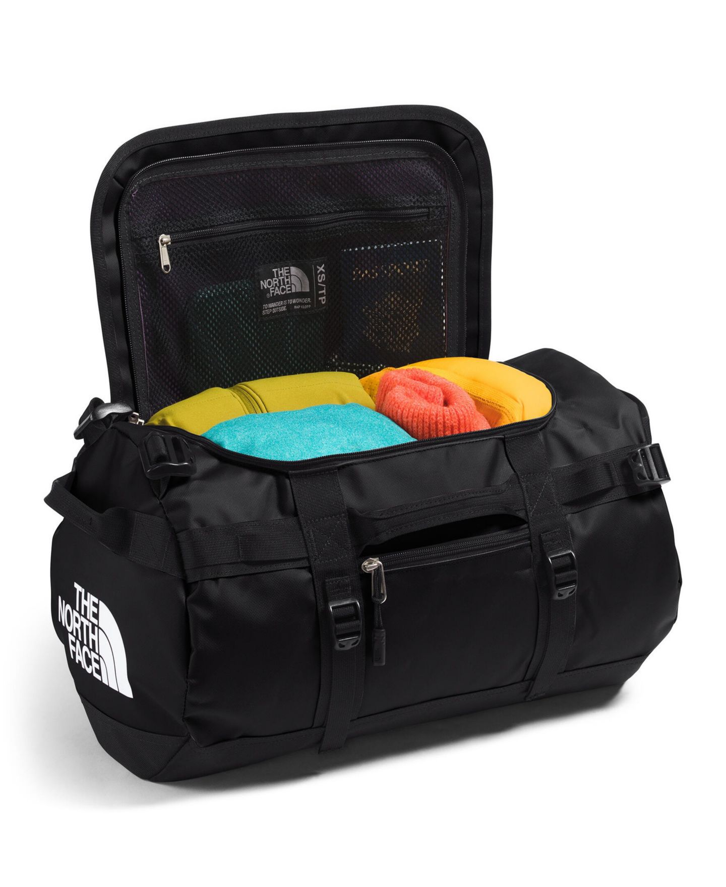 Мужская сумка The North Face Base Camp Duffel - XS, цвет: Чёрный — фото 4