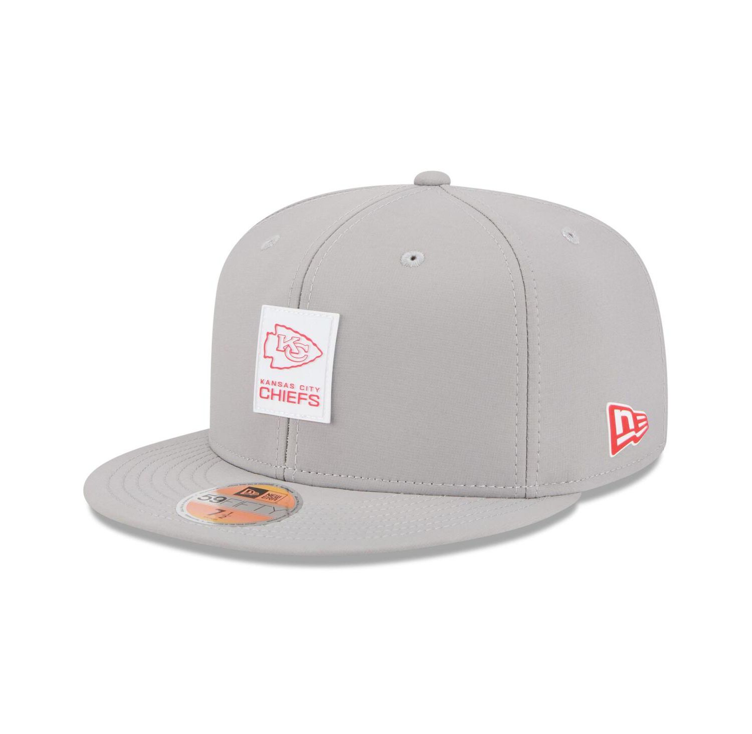 Men's Gray Kansas City Chiefs 2025 Sideline 59FIFTY Fitted Hat