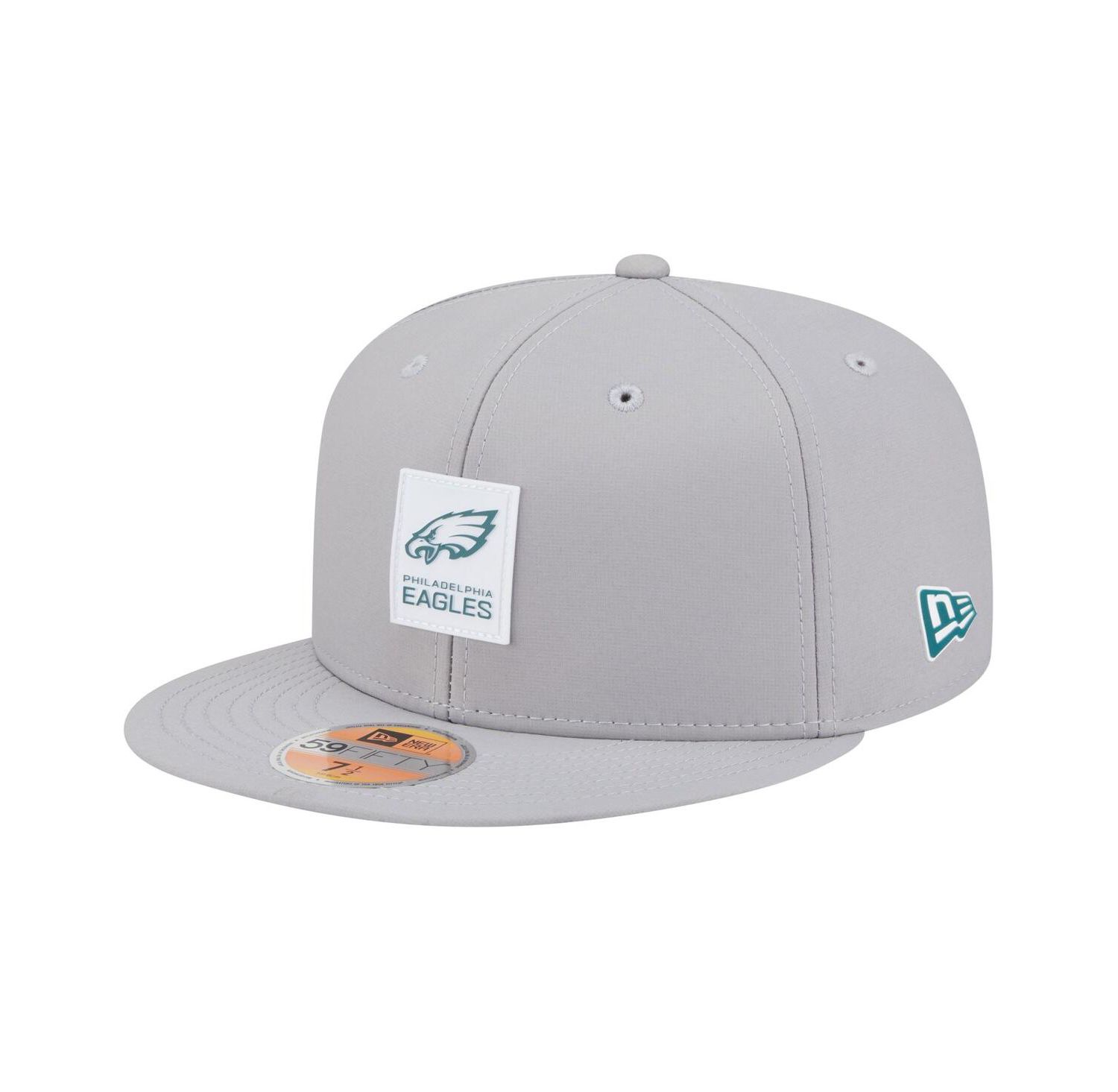 Men's Gray Philadelphia Eagles 2025 Sideline 59FIFTY Fitted Hat