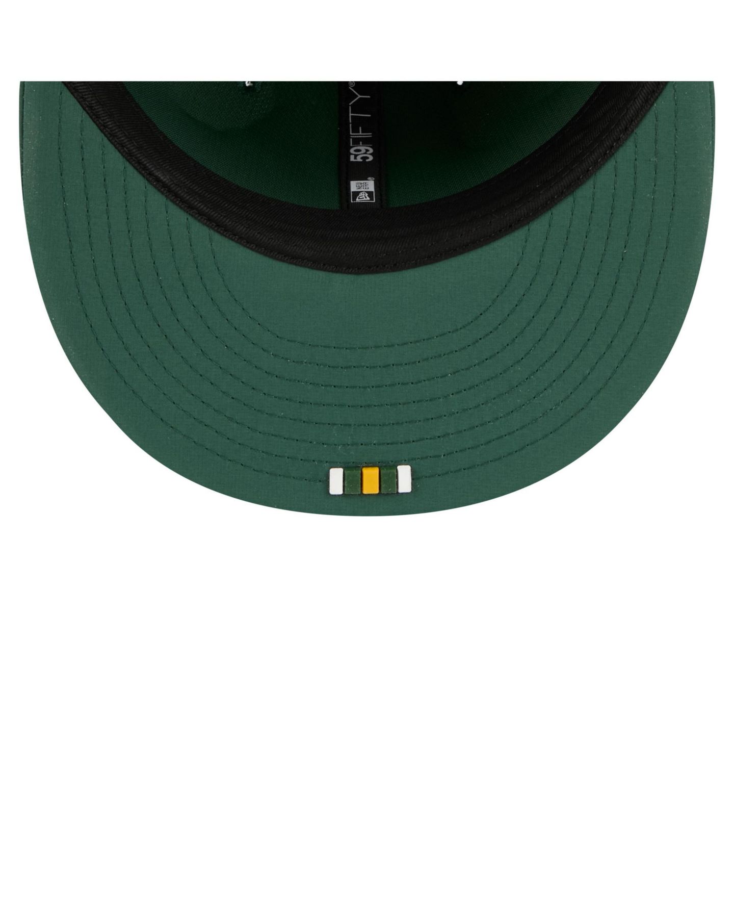 Мужская кепка New Era Green Green Bay Packers 2025 Sideline 59FIFTY Fitted Hat — фото 2