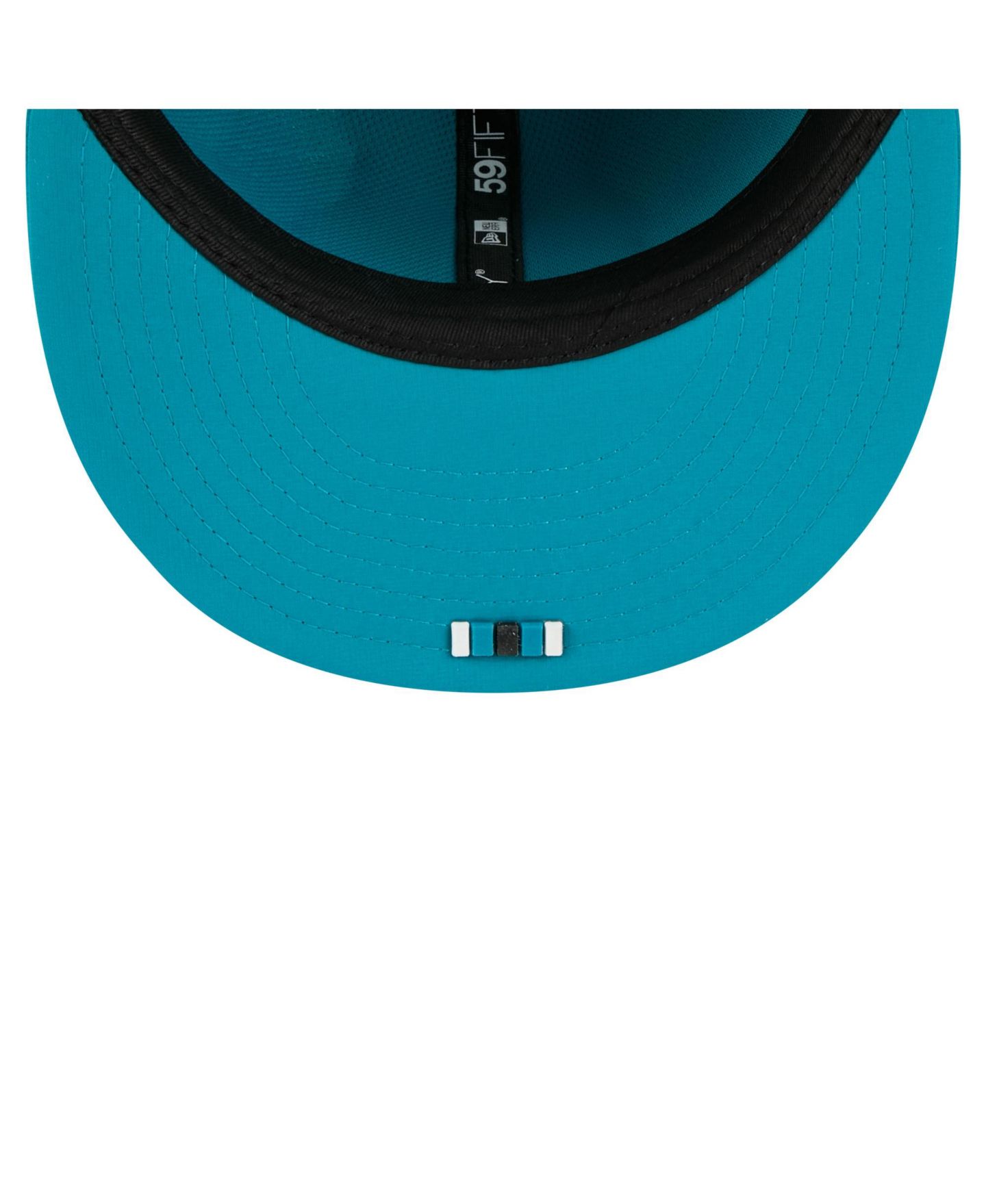 Мужская кепка New Era Teal Jacksonville Jaguars 2025 Sideline 59FIFTY Fitted Hat — фото 3