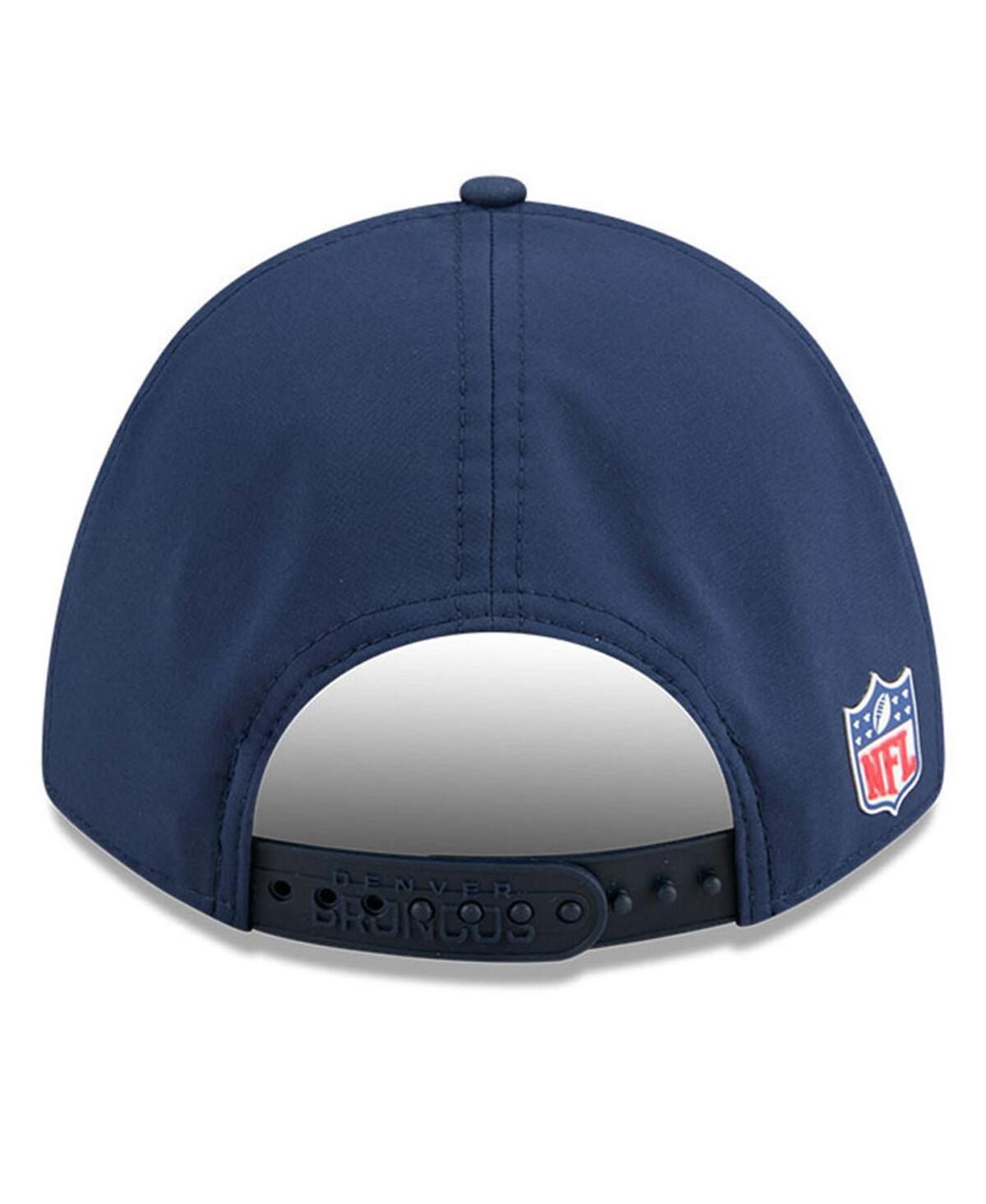 New Era Big Boys And Girls Navy Denver Broncos 2025 Sideline 9forty Adjustable Hat In Blue