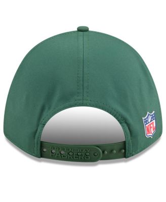 Big Boys and Girls Green Green Bay Packers 2025 Sideline 9FORTY Adjustable Hat