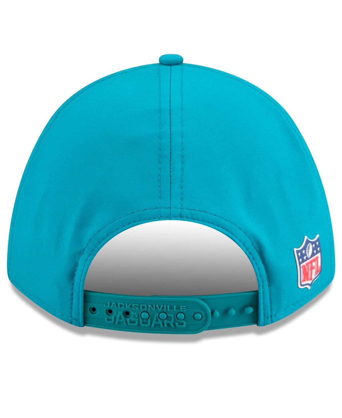 New Era Big Boys And Girls Teal Jacksonville Jaguars 2025 Sideline 9forty Adjustable Hat In Blue