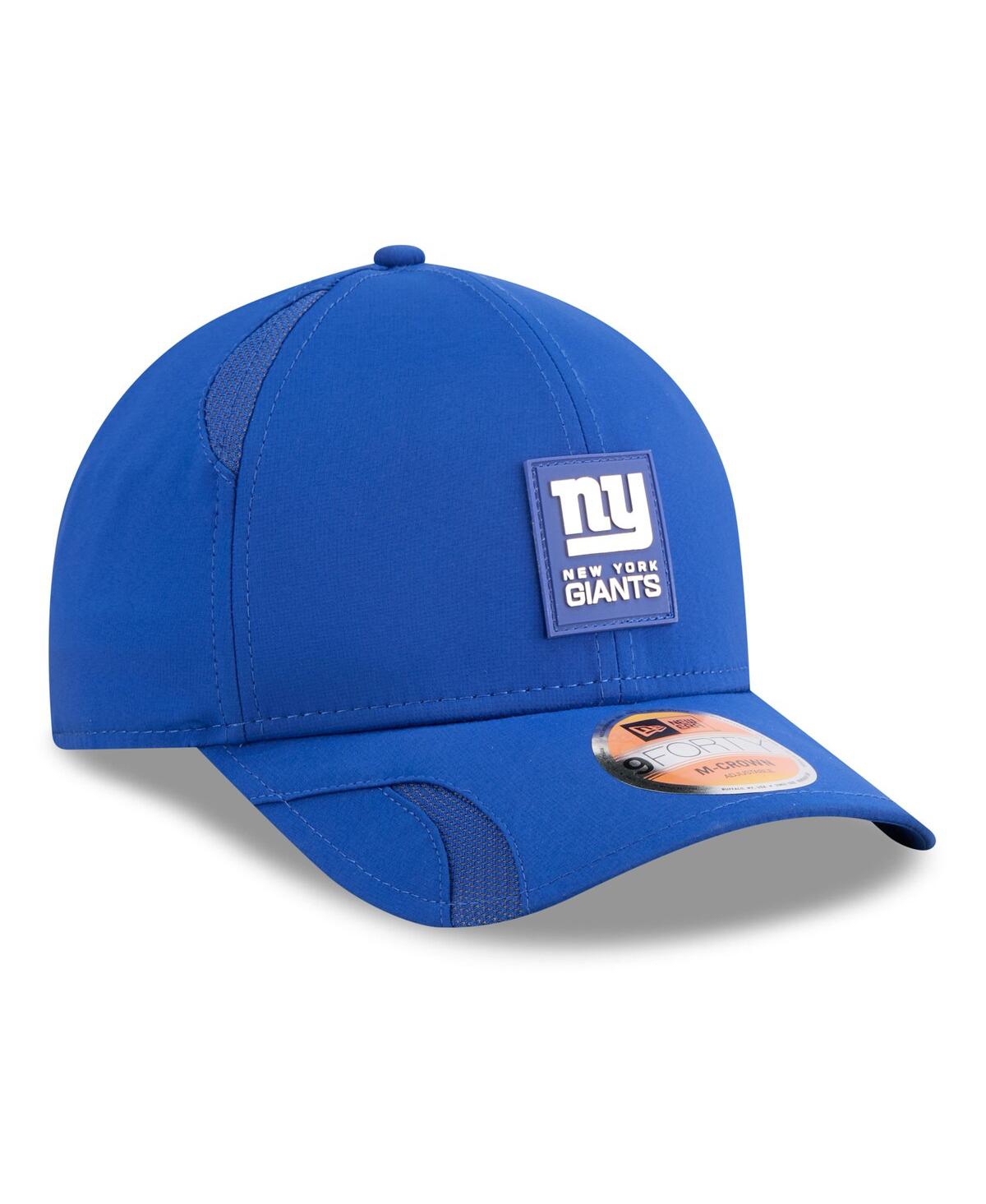 New Era Big Boys And Girls Royal New York Giants 2025 Sideline 9forty Adjustable Hat In Blue