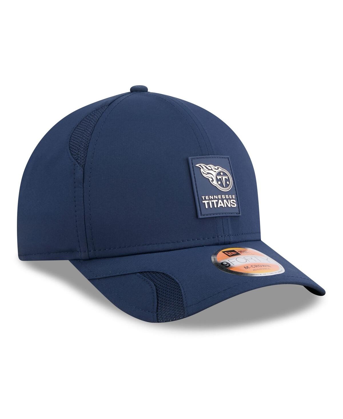 New Era Big Boys And Girls Navy Tennessee Titans 2025 Sideline 9forty Adjustable Hat In Blue