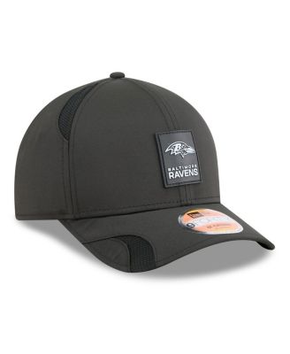 Men's Black Baltimore Ravens 2025 Sideline M-Crown 9FORTY Adjustable Hat