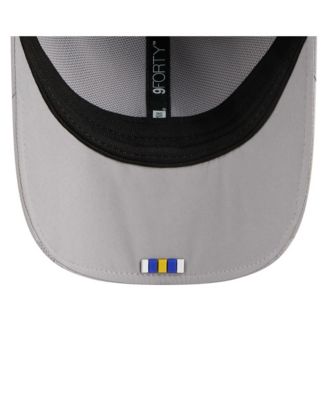 Men's Gray Los Angeles Rams 2025 Sideline M-Crown 9FORTY Adjustable Hat