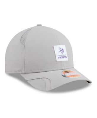 Men's Gray Minnesota Vikings 2025 Sideline M-Crown 9FORTY Adjustable Hat