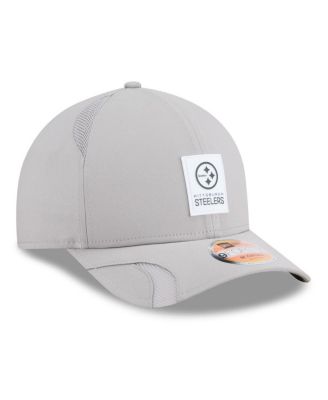 Men's Gray Pittsburgh Steelers 2025 Sideline M-Crown 9FORTY Adjustable Hat