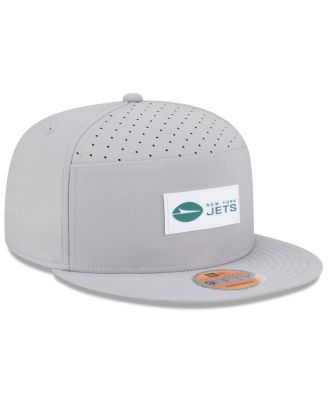 Men's Gray New York Jets 2025 Sideline Split Panel 9FIFTY Snapback Hat