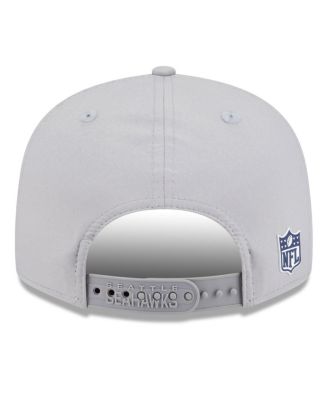 Men's Gray Seattle Seahawks 2025 Sideline Split Panel 9FIFTY Snapback Hat