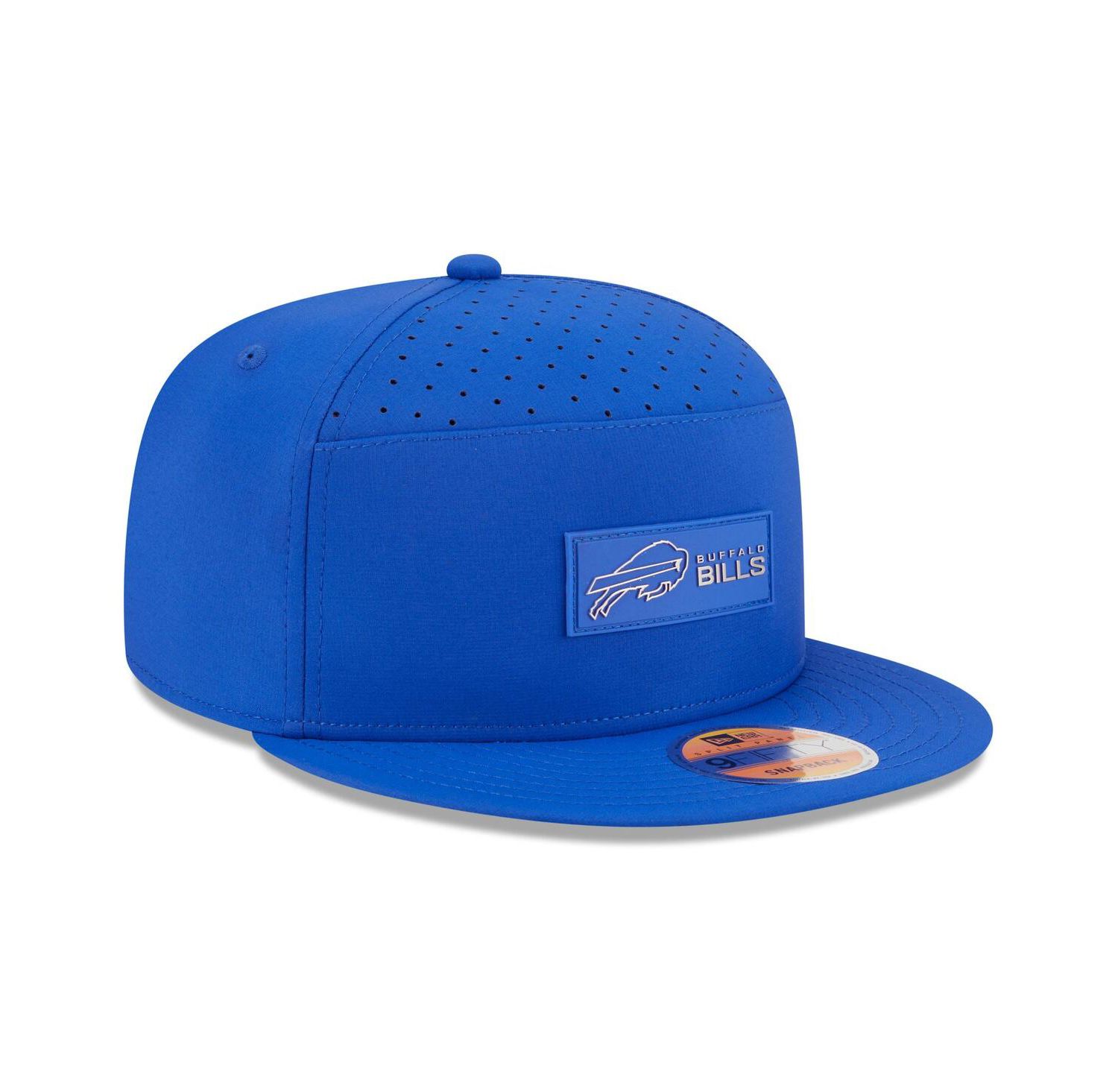 Men's Royal Buffalo Bills 2025 Sideline Split Panel 9FIFTY Snapback Hat