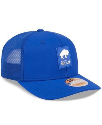 Men's Royal Buffalo Bills 2025 Sideline Throwback 9SEVENTY Trucker Adjustable Hat