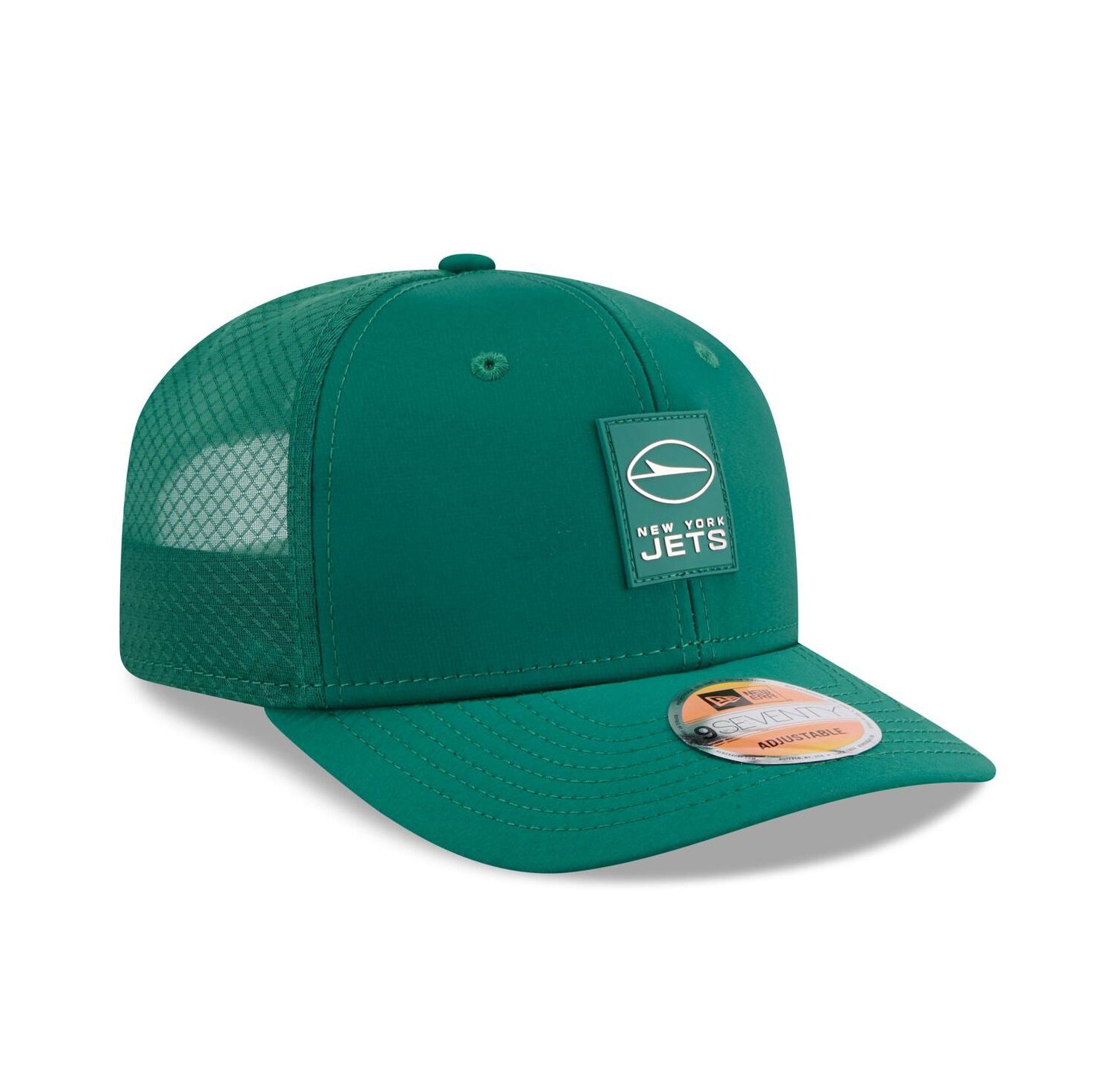 Men's Green New York Jets 2025 Sideline 9SEVENTY Trucker Adjustable Hat