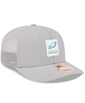 Men's Gray Philadelphia Eagles 2025 Sideline 9SEVENTY Adjustable Trucker Hat