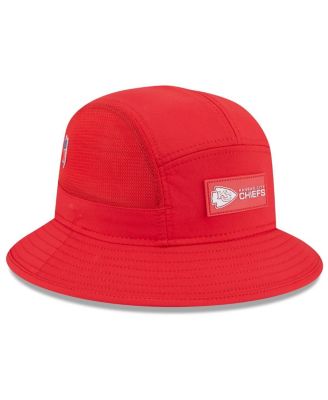 Men's Red Kansas City Chiefs 2025 Sideline Bucket Hat