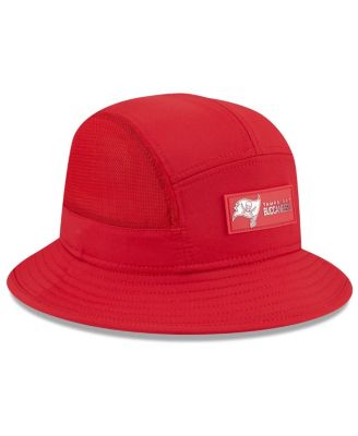Men's Red Tampa Bay Buccaneers 2025 Sideline Bucket Hat