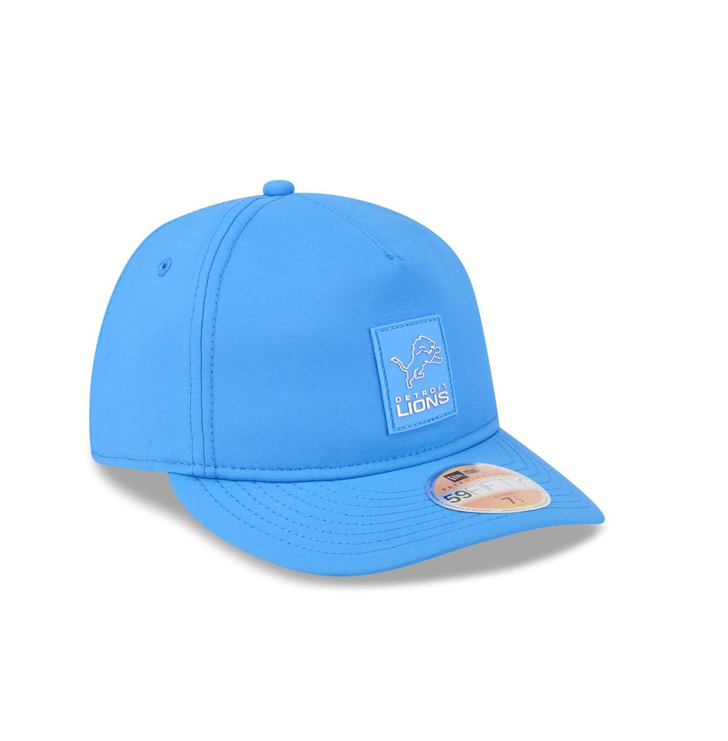 Мужская кепка New Era Blue Detroit Lions 2025 Sideline Retro Crown 59FIFTY Fitted Hat — фото 4