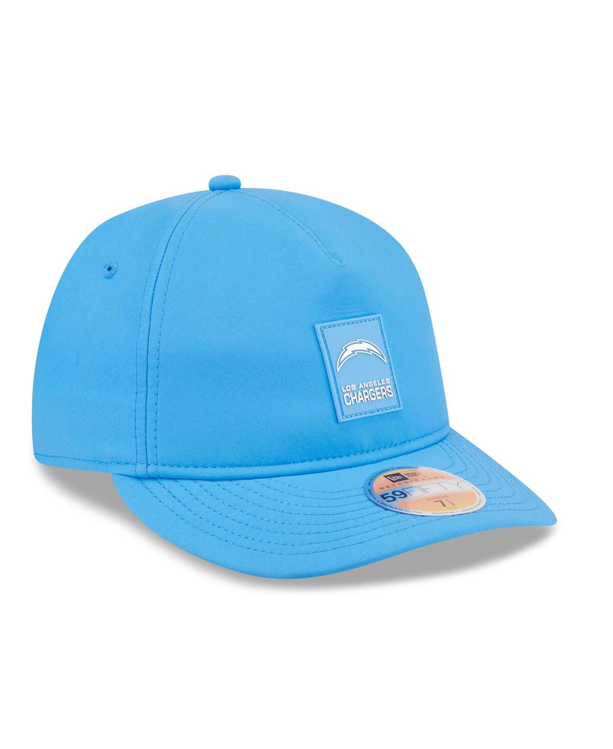 New Era Men's Powder Blue Los Angeles Chargers 2025 Sideline Retro Crown 59FIFTY Fitted Hat