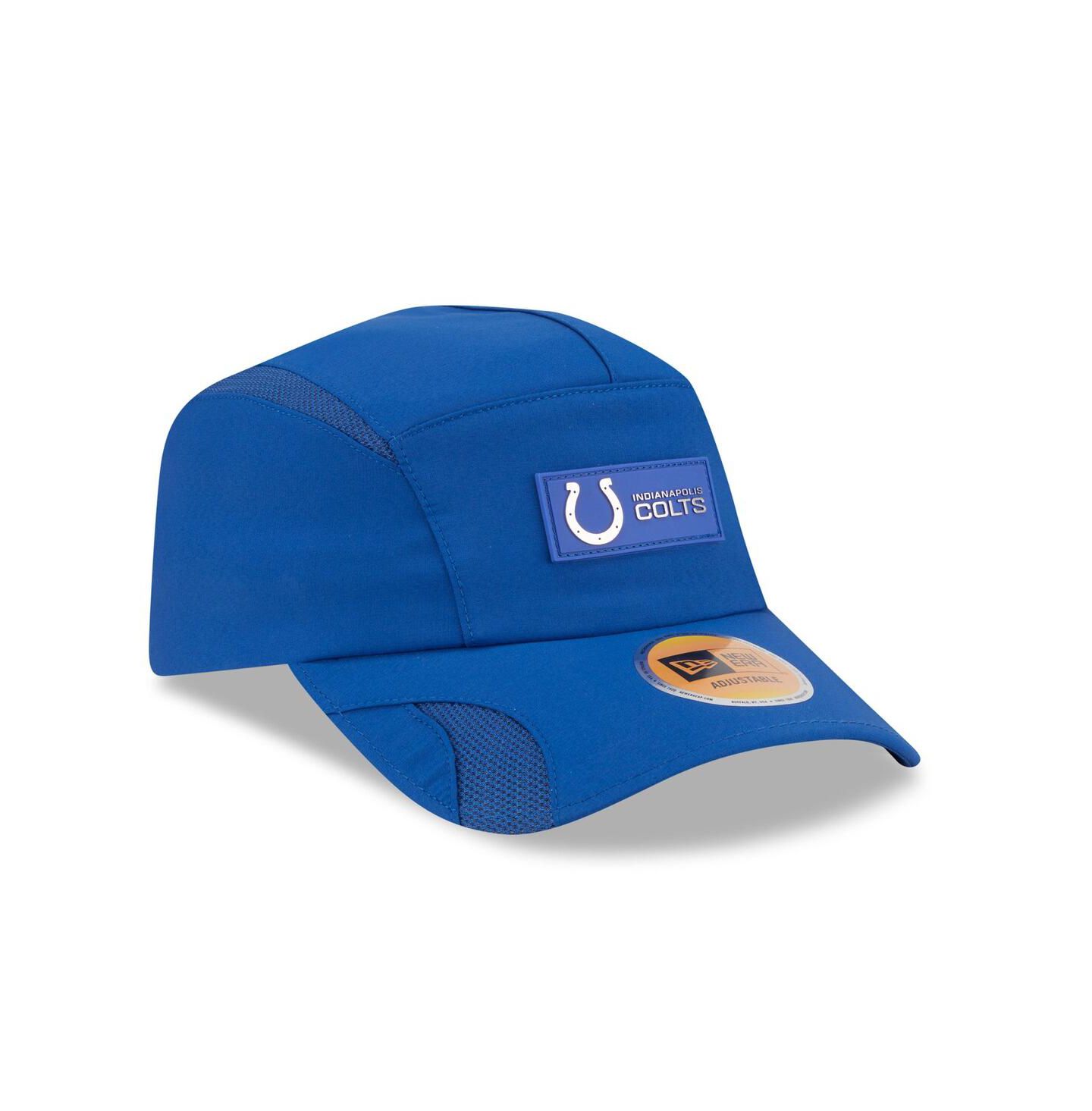 Мужская кепка New Era Royal Indianapolis Colts 2025 Sideline Runner Adjustable Hat — фото 4